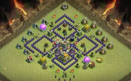 Legendary TH7 Base for War Victory