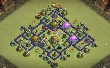 Best TH7 Base Layout for COC War