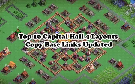 Top 10 Best Capital Hall 4 Layouts with Copy Base Link Updated