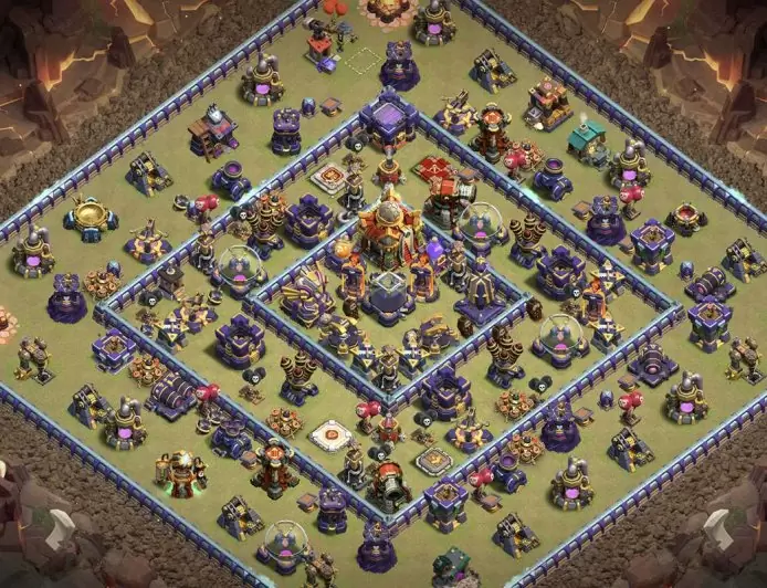 Enhance Your Defense with TH16 Hybrid Base – TH16 layout preview