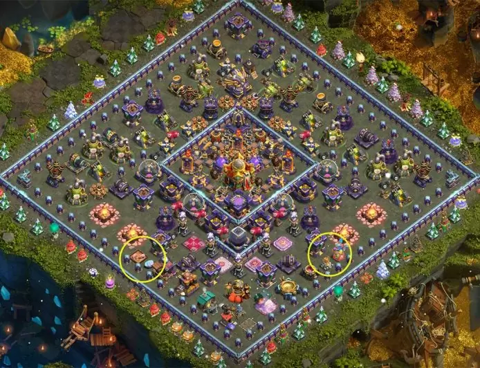 Strengthen Your Defense with TH16 Hybrid Base – TH16 layout preview