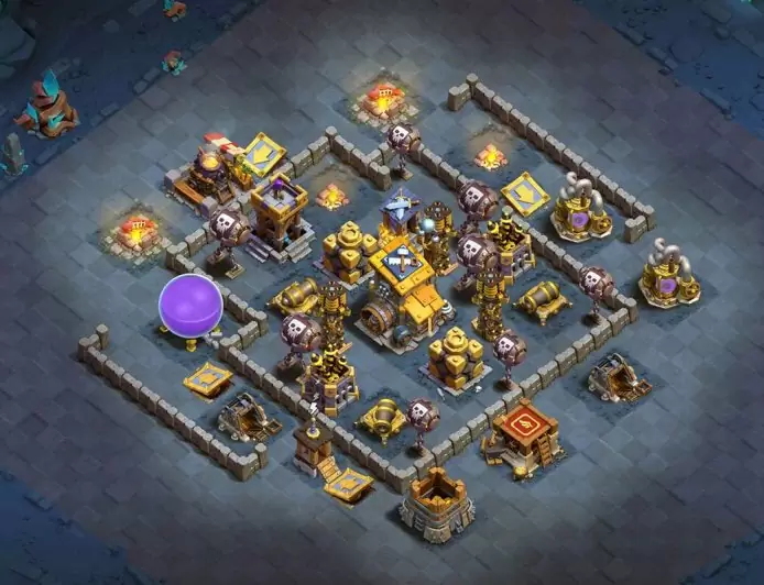 Dominate Builder Hall 9 with this base design [COPY LINK] - Base of Clans