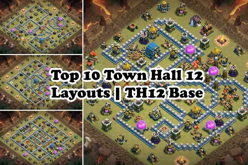 Top 10 Town Hall 12 Layouts | TH12 Base | Clash of Clans 2024 - Town ...