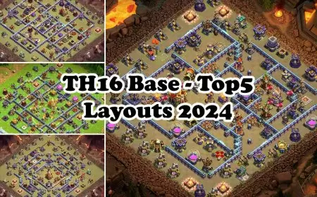 Top 5 TH16 Base Layouts with Links