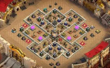 Best TH11 War Base Layout with Link | Anti 2 Star