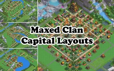 Maxed Clan Capital Layouts - All Districts | Clash Of Clans