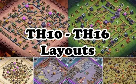 Best Bases for TH10 - TH16 with Links - Clash Of Clans