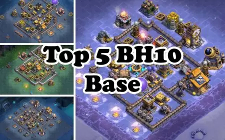 Top 5 Best Builder Hall 10 Base Layouts - Clash Of Clans