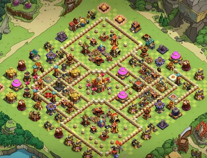 Top 10 Best TH16 Base Designs For CWL, War, Hybrid and Legend League - 2024