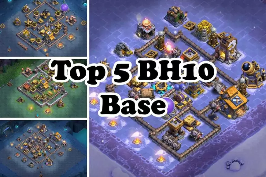 Top 5 Best Builder Hall 10 Base Layouts - Clash Of Clans 2024