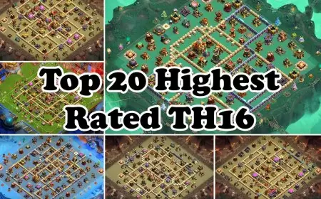 Top 20 Best TH16 COC Base (War/Legend/CWL/Hybrid) with Link