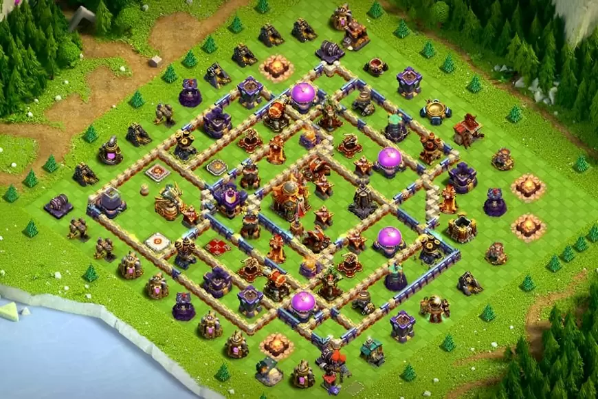 TH16 Anti 2 Star Base for Clan Wars or Trophy
