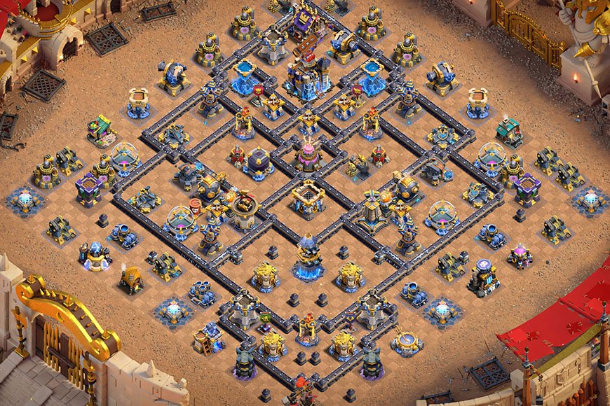 Top TH18 War Base Layout | Clash of Clans